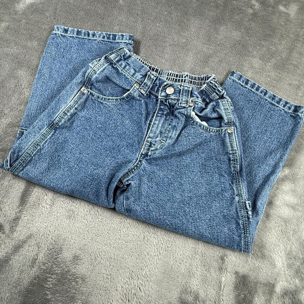 Canyon River Blues Carpenter Jeans Boy's Size 4 Regular Adjustable Waist